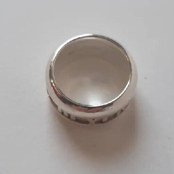 Tiffany & Co Vintage 2003 Atlas Ring in Sterling Silver Size 4.25 - Picture 8 of 8